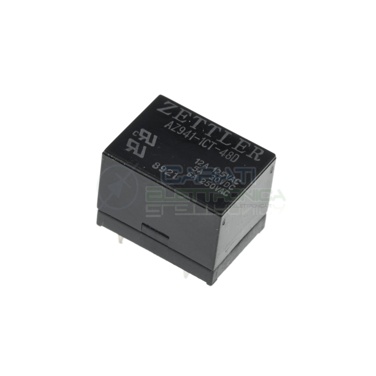 Relay Relè 48V Dc 6A Circuito Stampato Pcb 1 Scambio AZ941-1CT-48D SPDTZettler