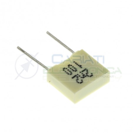 50 PEZZI Condensatore Poliestere 2,2nF 2,2nF 100V P 5mm Kemet