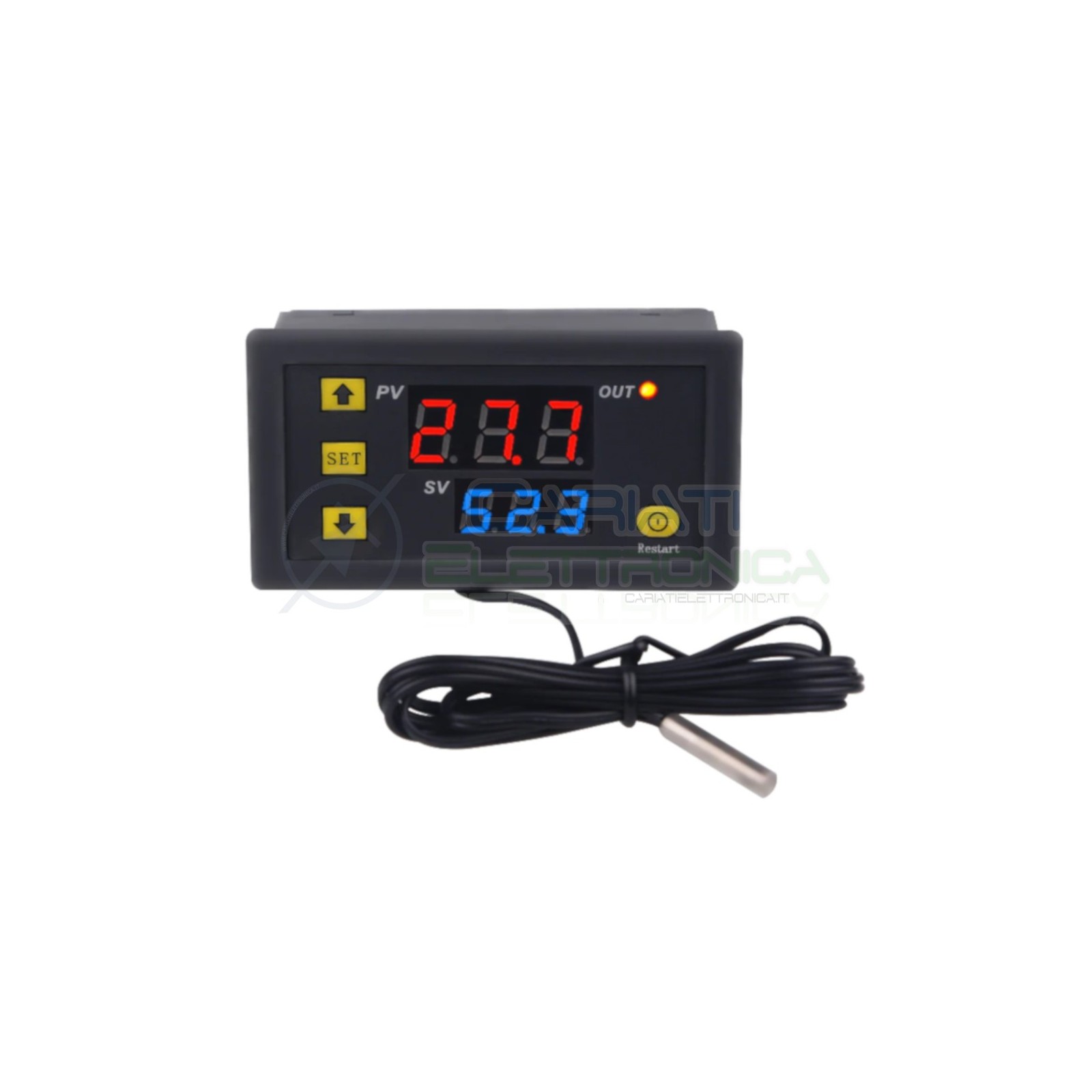 Modulo Dispaly Termostato Digitale 24V da pannello per controllo Temperatura con Sonda NTCGenerico