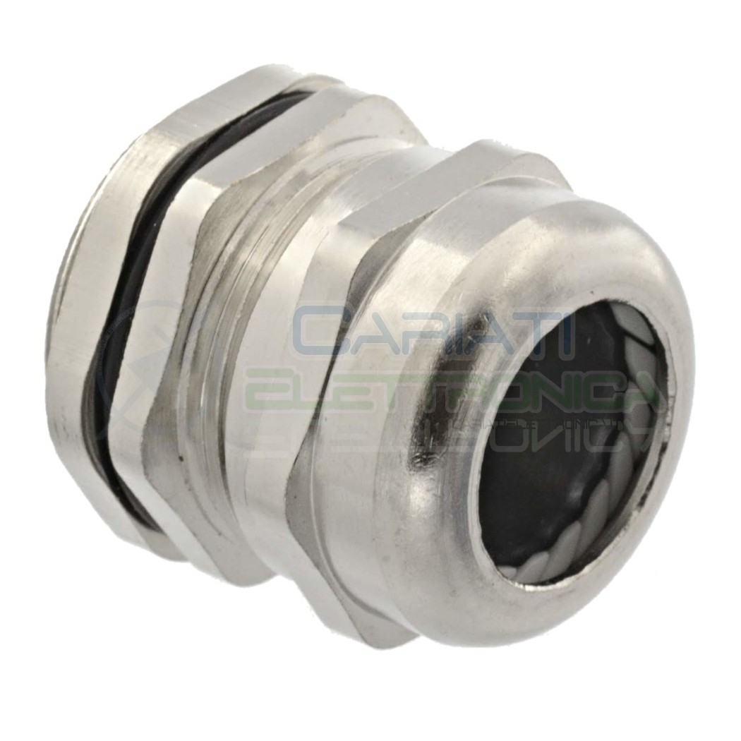 Boccola pressacavo passacavo in metallo per cavi 10/14mm2 Diametro base 24mm