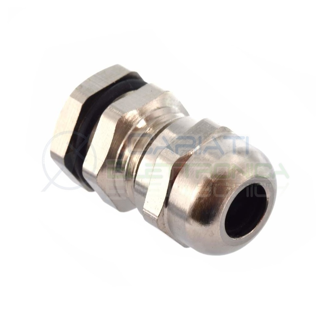 Boccola pressacavo passacavo in metallo per cavi 4/8mm2 Diametro base 15mmGenerico