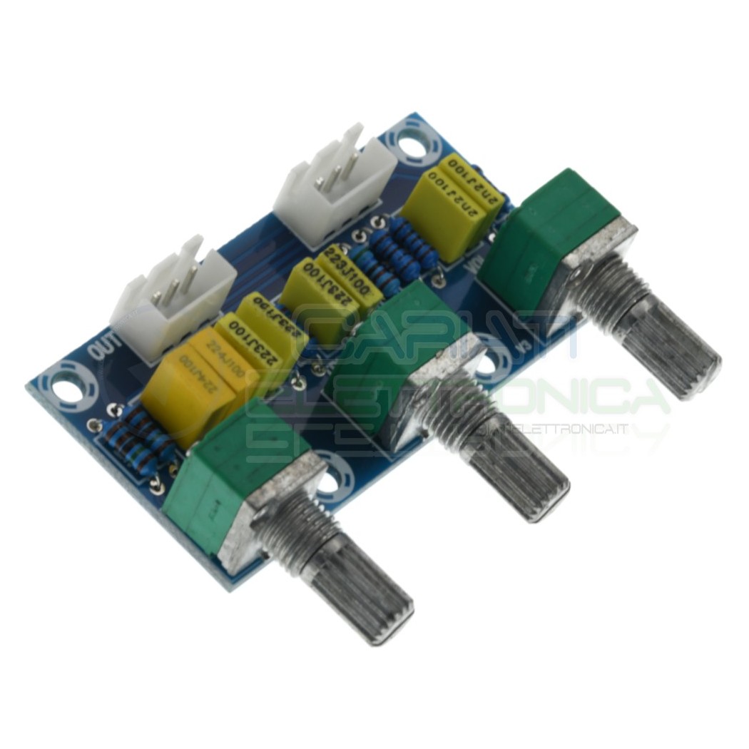 Preamplificatore scheda per controllo Volume Bassi e medi XH-M802 audio Generico