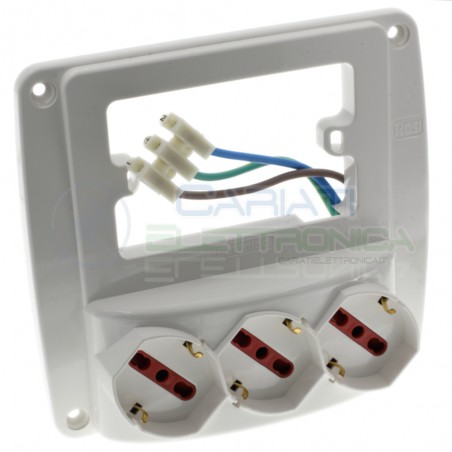 Presa elettrica bipasso 16A