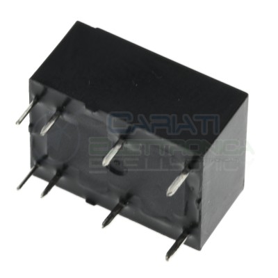 Relè Bistabile Hongfa HFE7 12-1HD-L2 DPST Bobina 12V corrente max 8A HONGFA RELAY