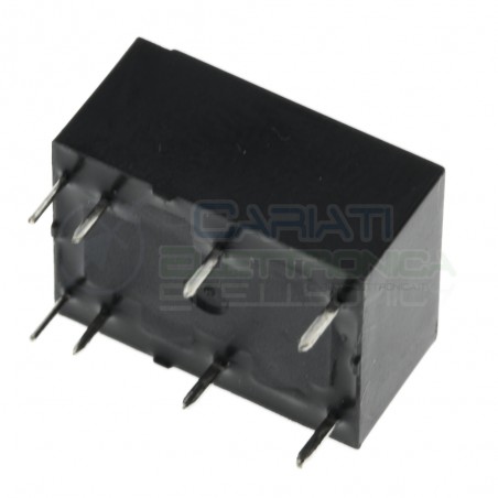 Relè Bistabile Hongfa HFE7 12-1HD-L2 DPST Bobina 12V corrente max 8A HONGFA RELAY