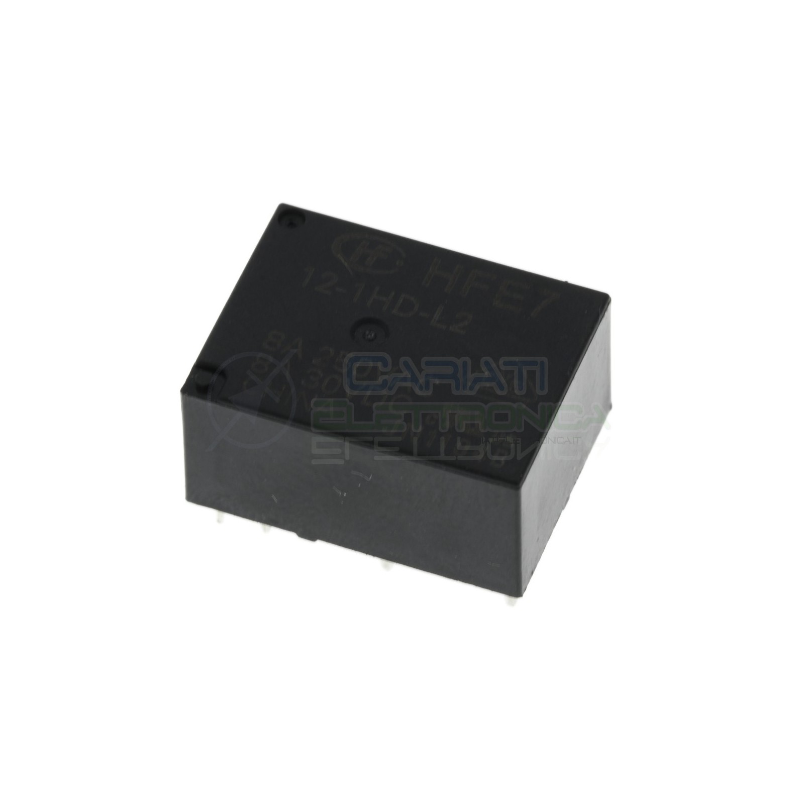 Relè Bistabile Hongfa HFE7 12-1HD-L2 DPST Bobina 12V corrente max 8A HONGFA RELAY