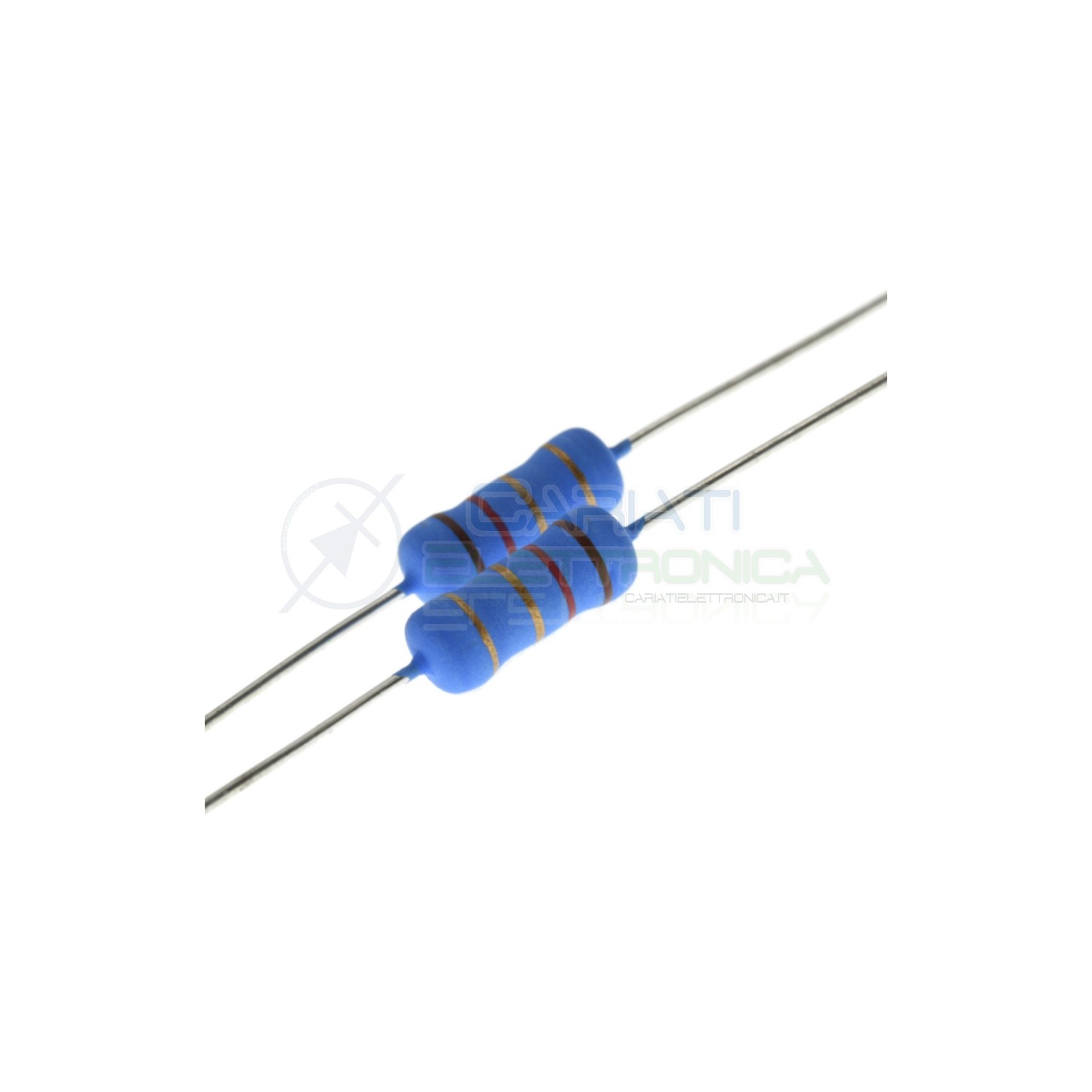 copy of 10 PEZZI DI RESISTENZE STRATO CARBONE 120 ohm 2W 2 WATT 5% RESISTENZA 120OhmUniOhm