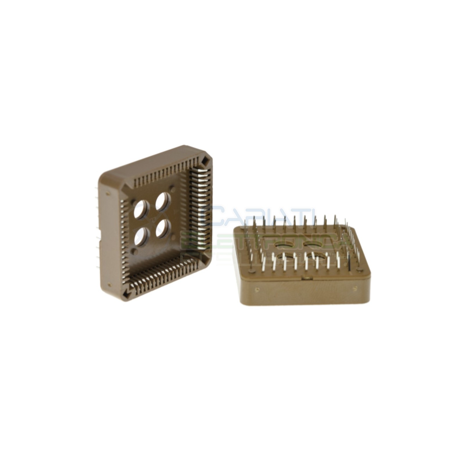 Zoccolo Adattaore 68 Pin per circuiti integrati Plcc Smd in Tht Dil Dip Passo 2.54mm Generico