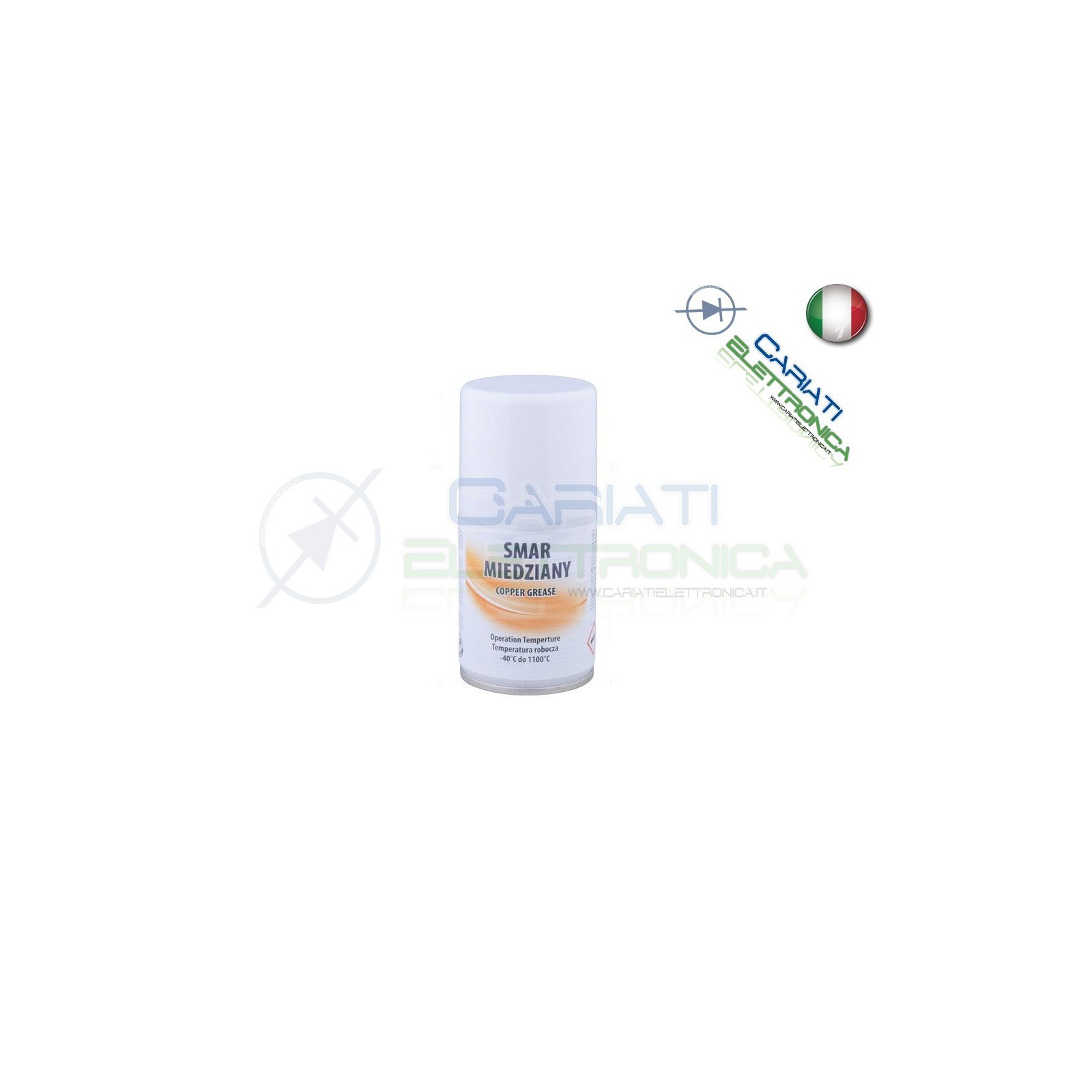 Lubrificante Spray 100ml adatto ad Alte Temperature Base Rame
