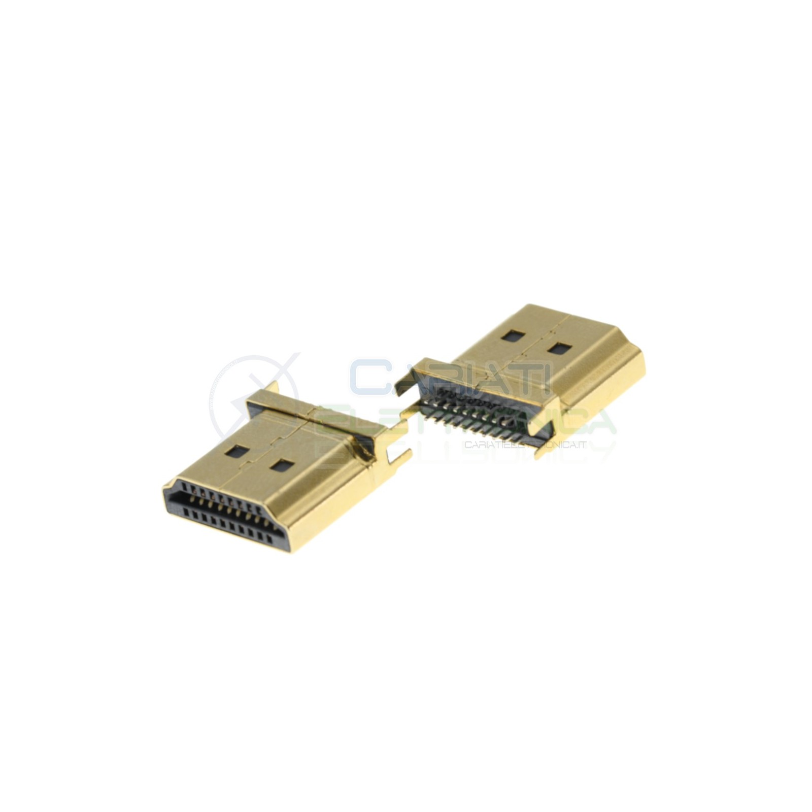 copy of PEZZO Connettore porta MINI HDMI maschio 19pin a saldare da PCB DIP CircuitoGenerico
