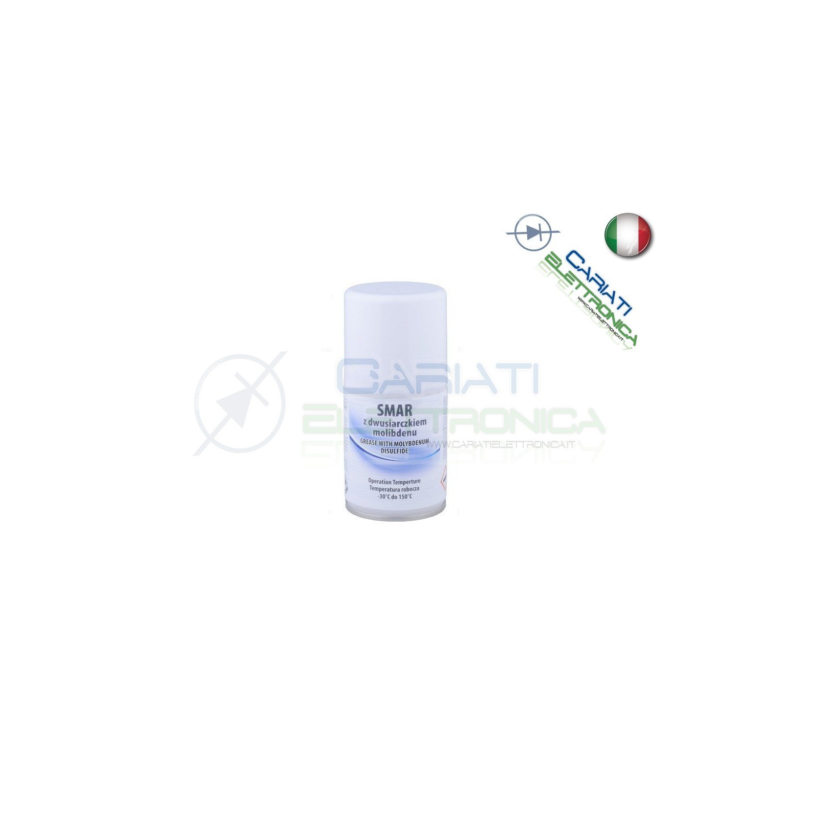 Lubrificante Spray 100ml adatto ad Alte Temperature