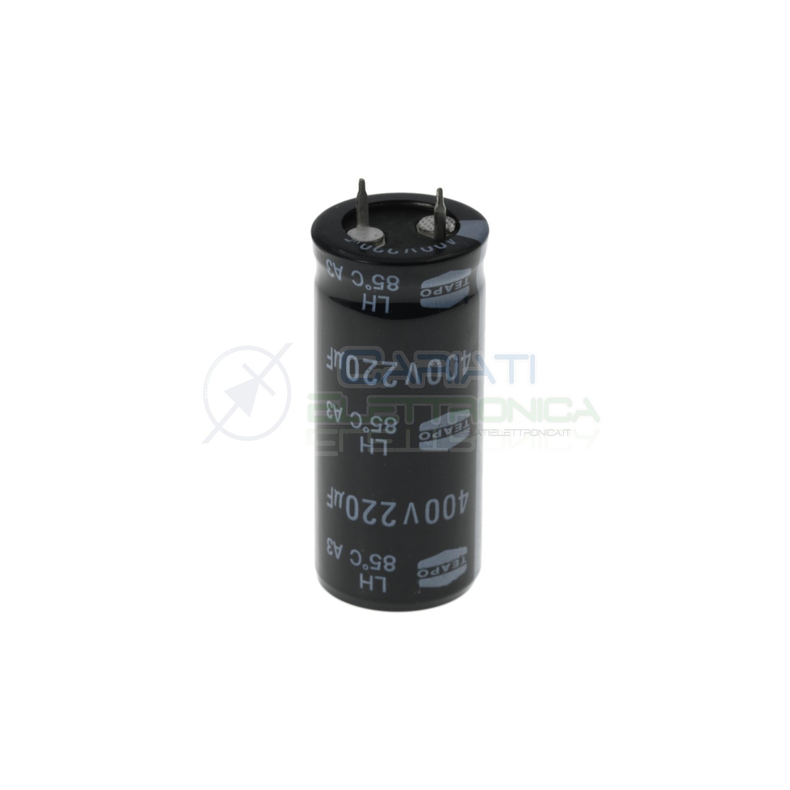 Condensatore elettrolitico Teapo Snap-in 220 uF 220uF 400V 85°C 22x50mm Teapo