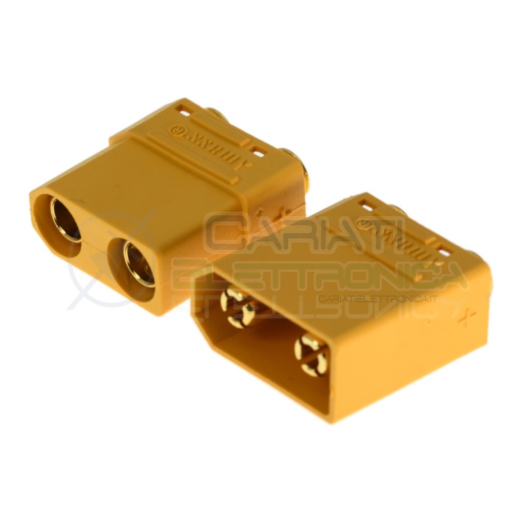 copy of Coppia connettori maschio femmina xt60 xt-60 batteria drone litio lipo modellismoAmass