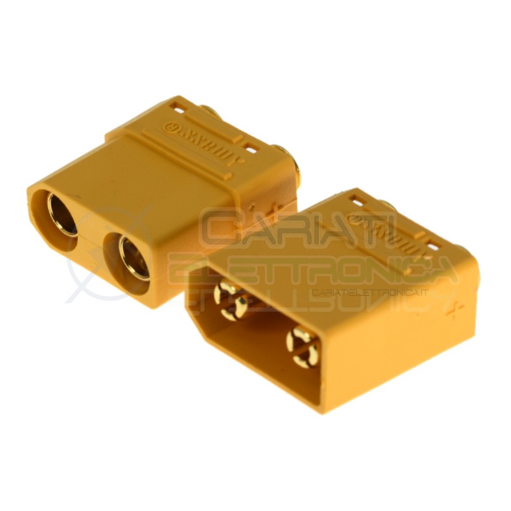 copy of Coppia connettori maschio femmina xt60 xt-60 batteria drone litio lipo modellismoAmass