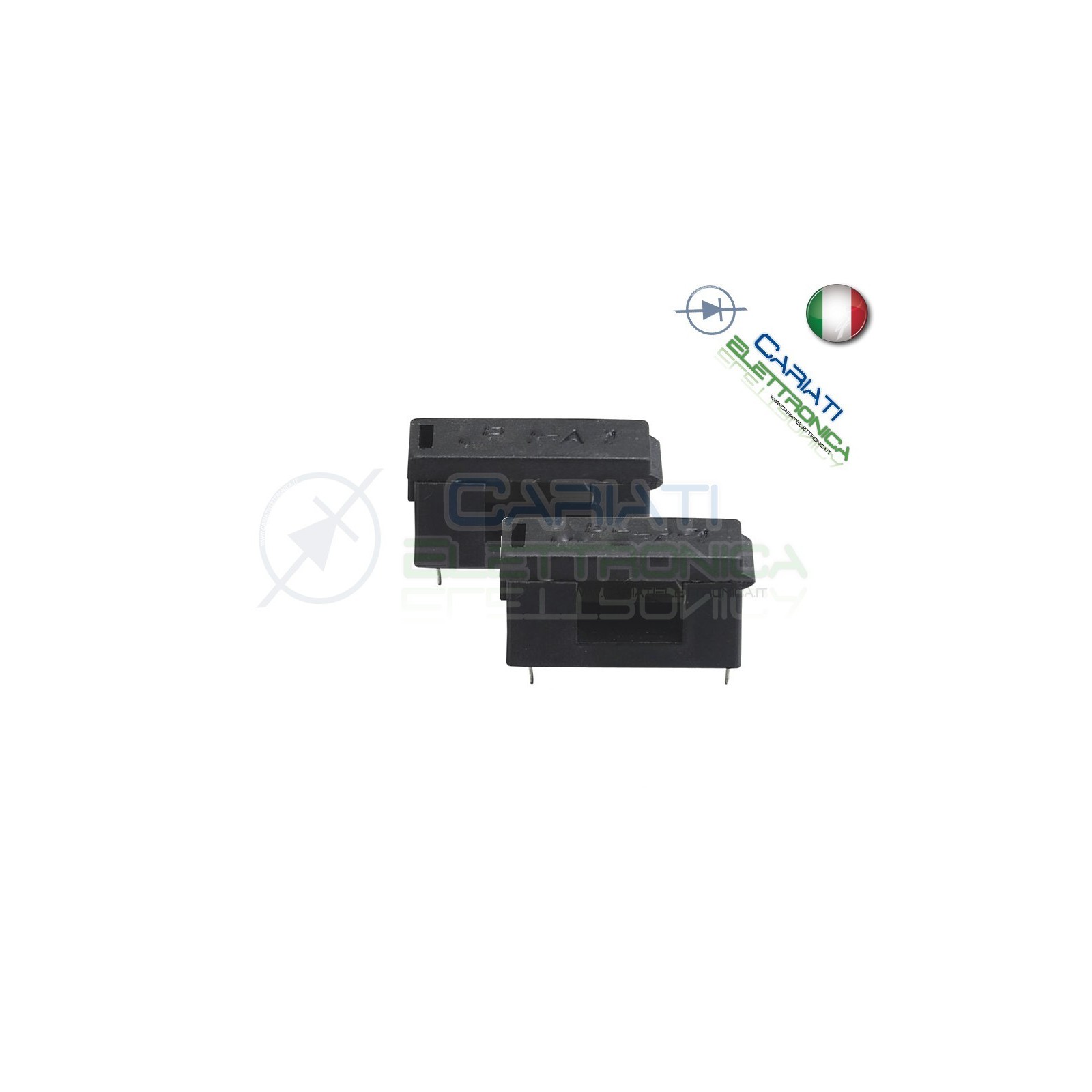 copy of 2 PEZZI PORTAFUSIBILE FUSIBILE 5X20 PORTA FUSIBILE NERI