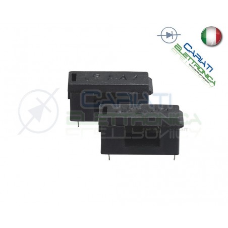 10 PEZZI PORTAFUSIBILE FUSIBILE 5X20 PORTA FUSIBILE NERI