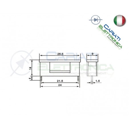 10 PEZZI PORTAFUSIBILE FUSIBILE 5X20 PORTA FUSIBILE NERI