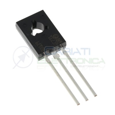 2 pezzi BD139 transistor NPN 80V 1.5A ST MICROELECTRONICS