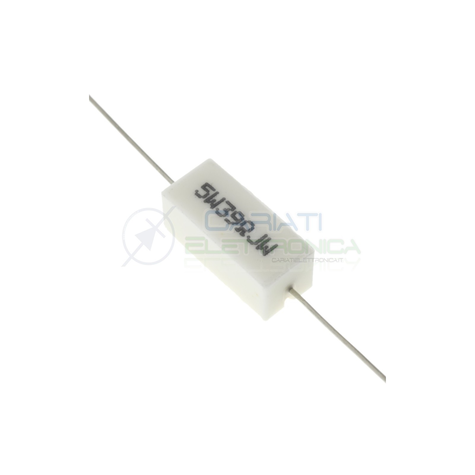 3 PEZZI Resistenza Ceramica 5 W 39 Ohm ResistenzeT-ohm