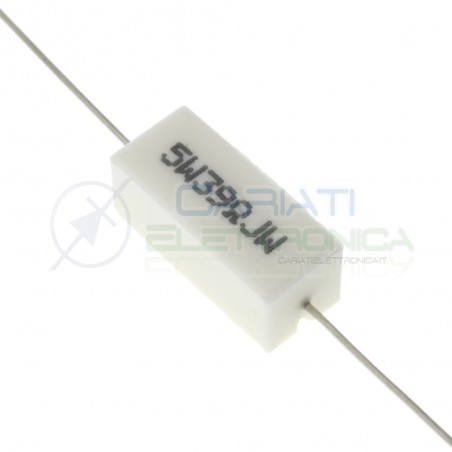 3 PEZZI Resistenza Ceramica 5 W 39 Ohm ResistenzeT-ohm