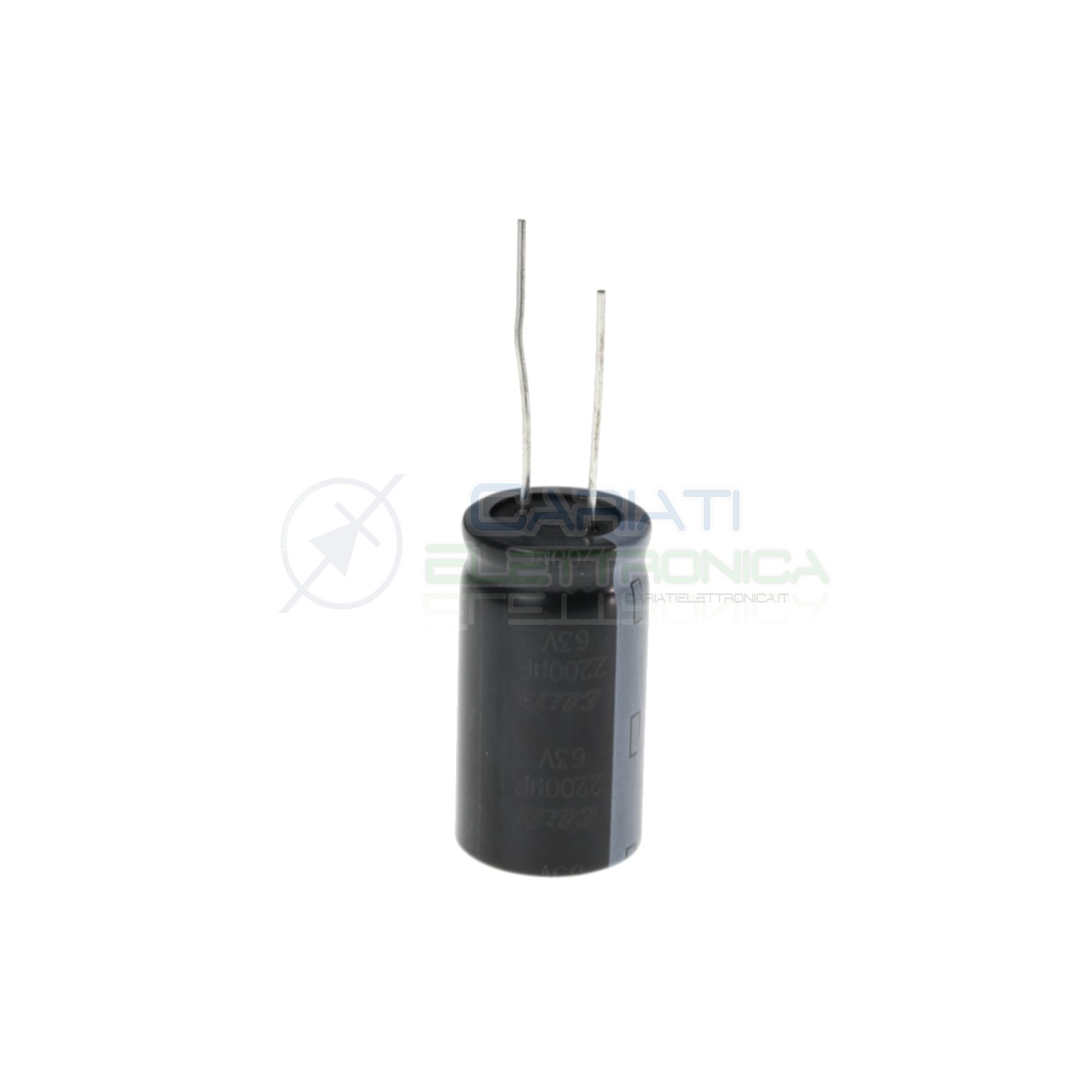 Capacitor electrolytic 2200uF 2200 uF 63V 85° 18X32 mm Pitch 7,5mm SamwhaSamwha