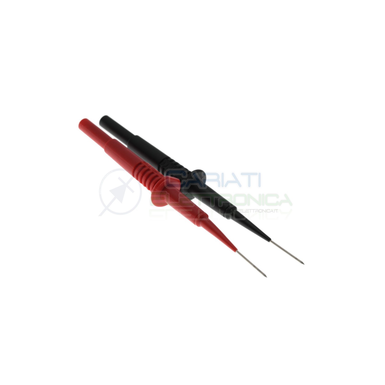 copy of Coppia Puntali Rosso Nero per Tester CAT II 1000V Multimetro Innesto Banana 4mmGenerico