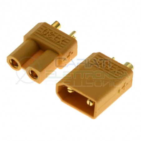 copy of Coppia connettori maschio femmina xt60 xt-60 batteria drone litio lipo modellismoGenerico