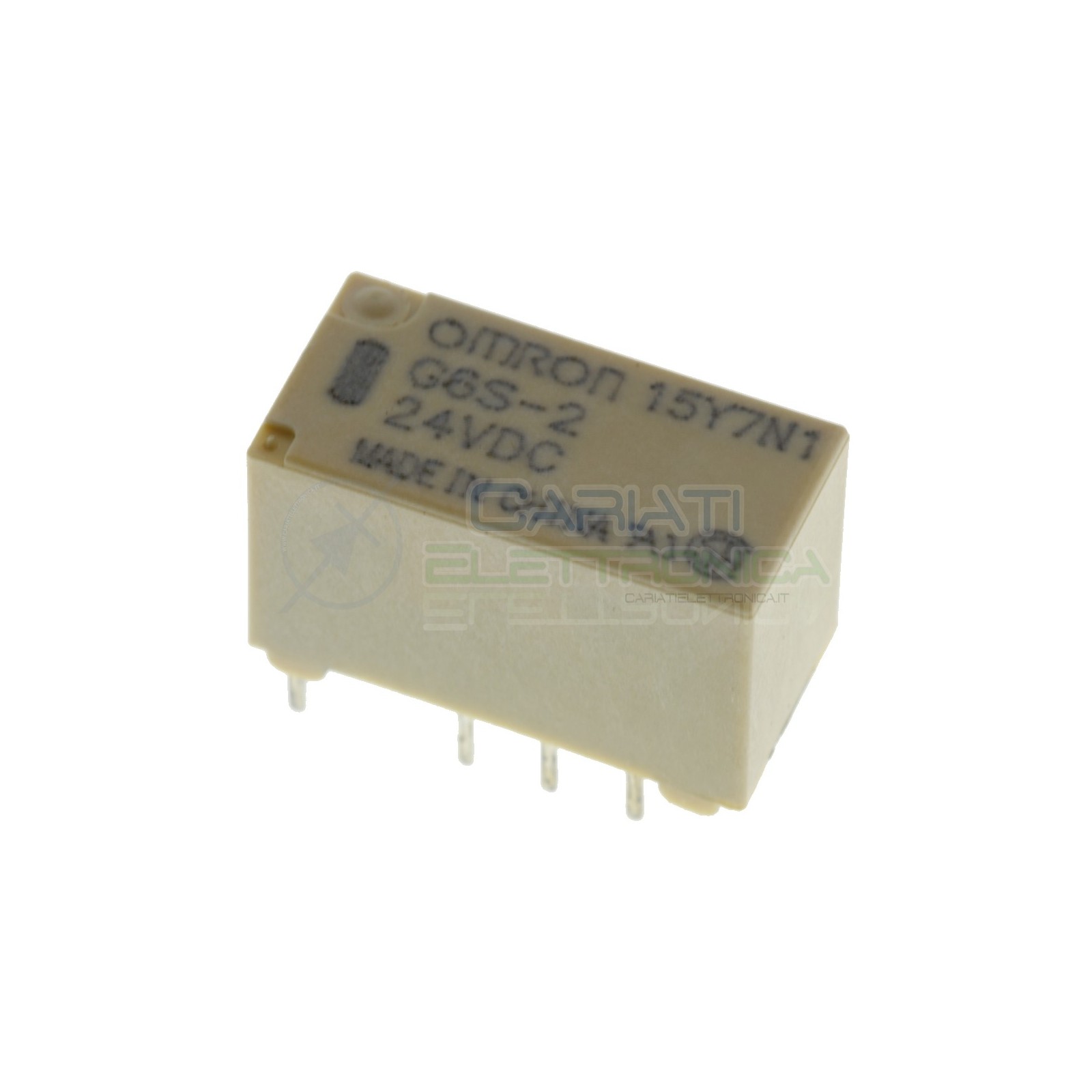 copy of Relè doppio 2 scambio OMRON G6S-2 5V DC 0.5A 125V DPDTOmron