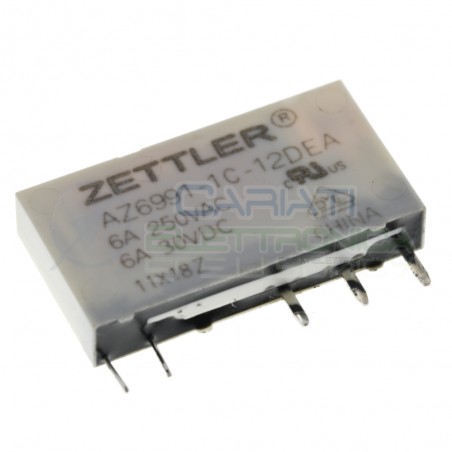 copy of Relè singolo scambio RELPOL RM699BV-3011-85-1012 bobina 12V SPDT 6A 250Vac 24VdcZettler