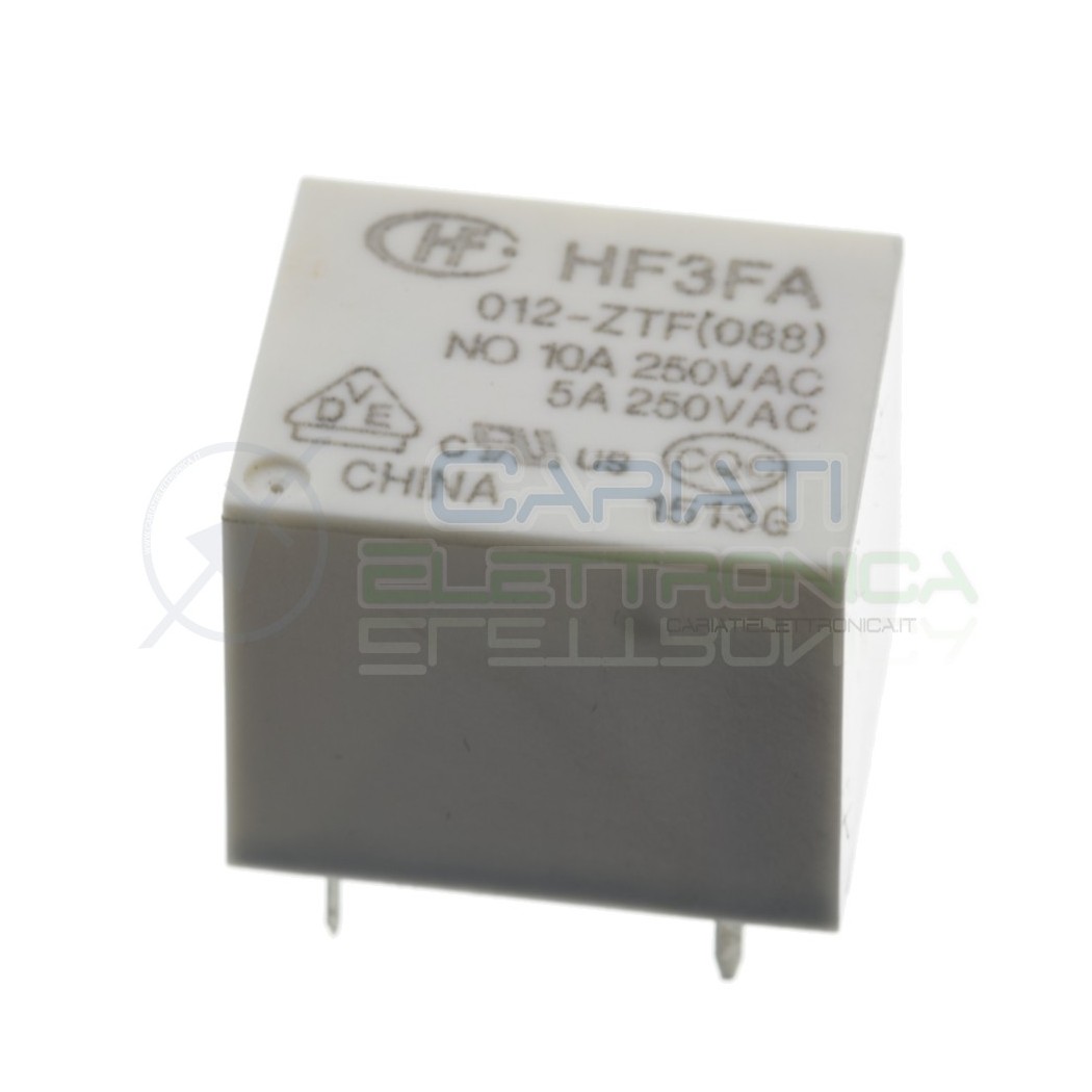 Relay Hongfa HF3FA-012-HST coil voltage12V Dc Spdt out 10A 250Vac 30VdcHONGFA RELAY