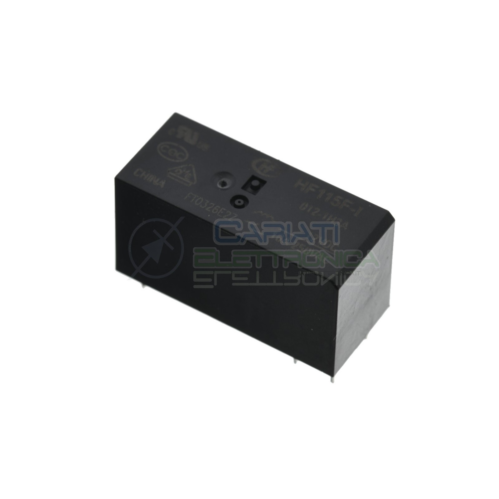 Relè relay Hongfa HF115F-I 012-1H3A bobina 12Vdc Spdt 16A 6 pinHONGFA RELAY