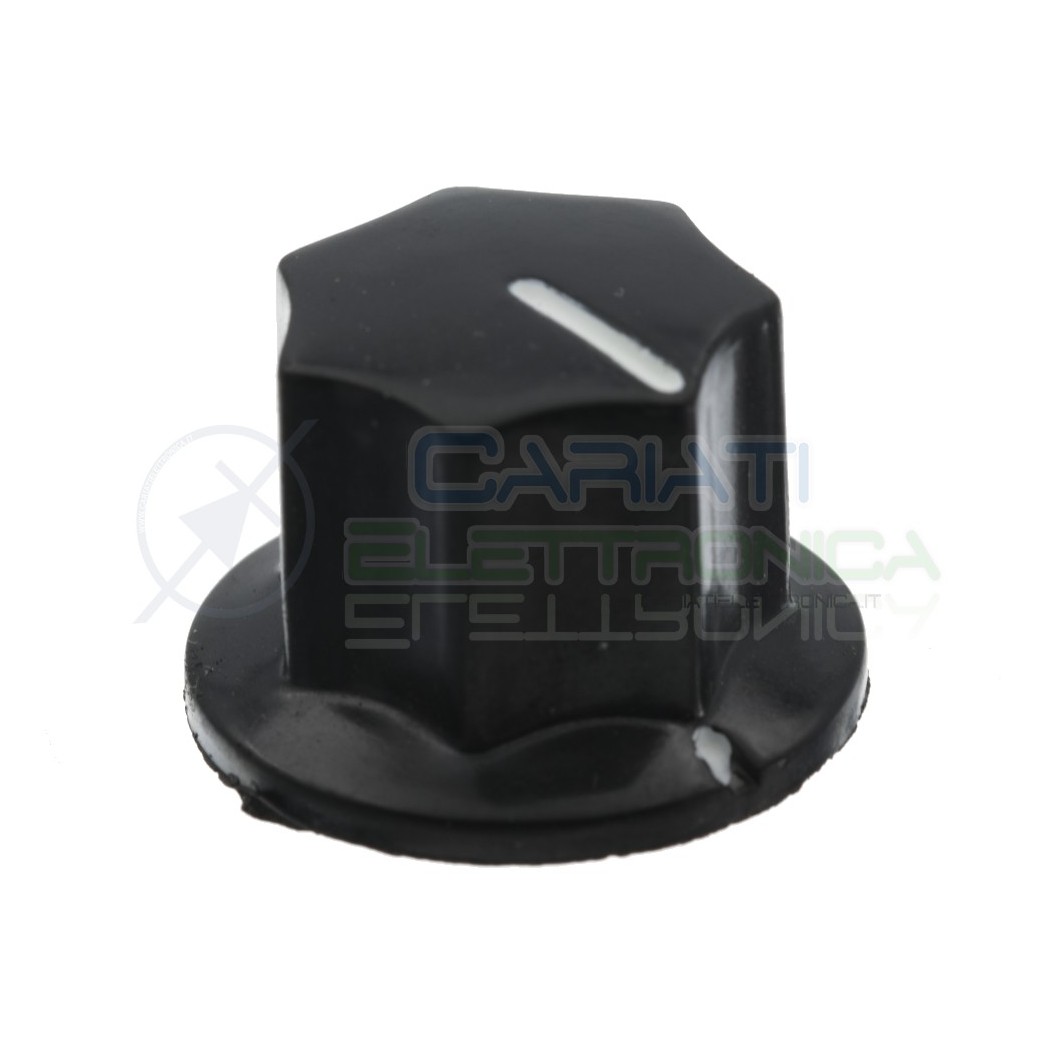 MANOPOLA POMELLO KNOB FENDER POTENZIOMETRO AUDIO ASSE 6mm D 23mmGenerico