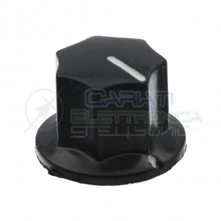MANOPOLA POMELLO KNOB FENDER POTENZIOMETRO AUDIO ASSE 6mm D 23mmGenerico