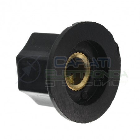 MANOPOLA POMELLO KNOB FENDER POTENZIOMETRO AUDIO ASSE 6mm D 23mmGenerico