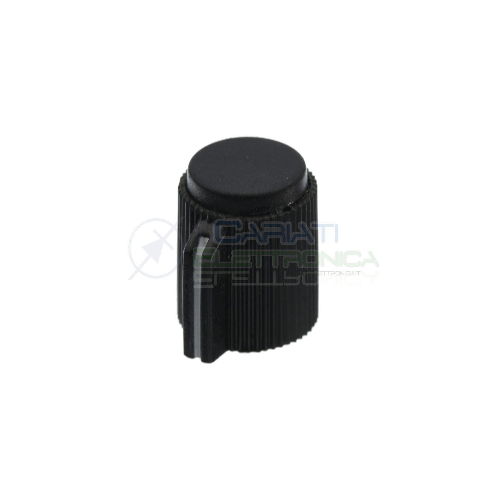 Manopola Nera per Potenziometro Audio asse 6mm Pomello Nero Knob Fender Generico