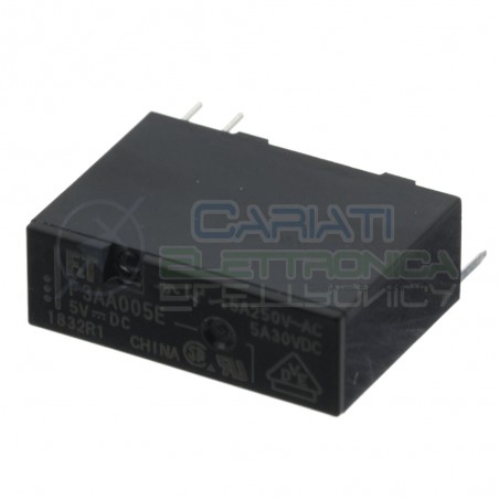 copy of Relay Relè 12V Dc 5A Circuito Stampato Pcb F3AA012E FTR-F3AA012E-HA SPSTFujitsu