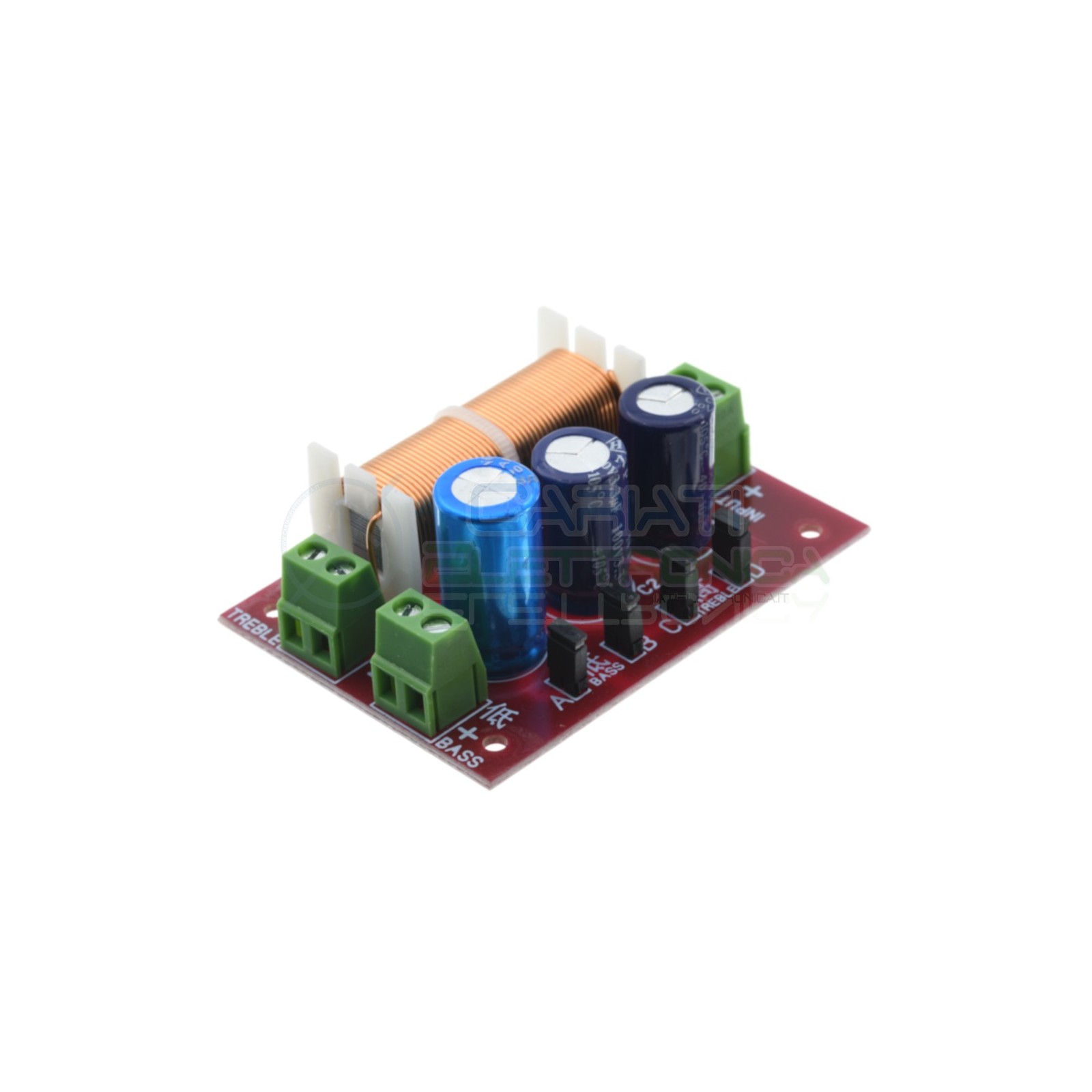 Filtro Crossover Audio Hi-Fi 2 Vie 400W 4-16 ohm frequenza regolabile Generico