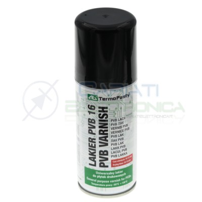 Vernice Trasparente Spray isolante protezione per PCB Circuiti da 100ml Pvb60 AgThermopasty