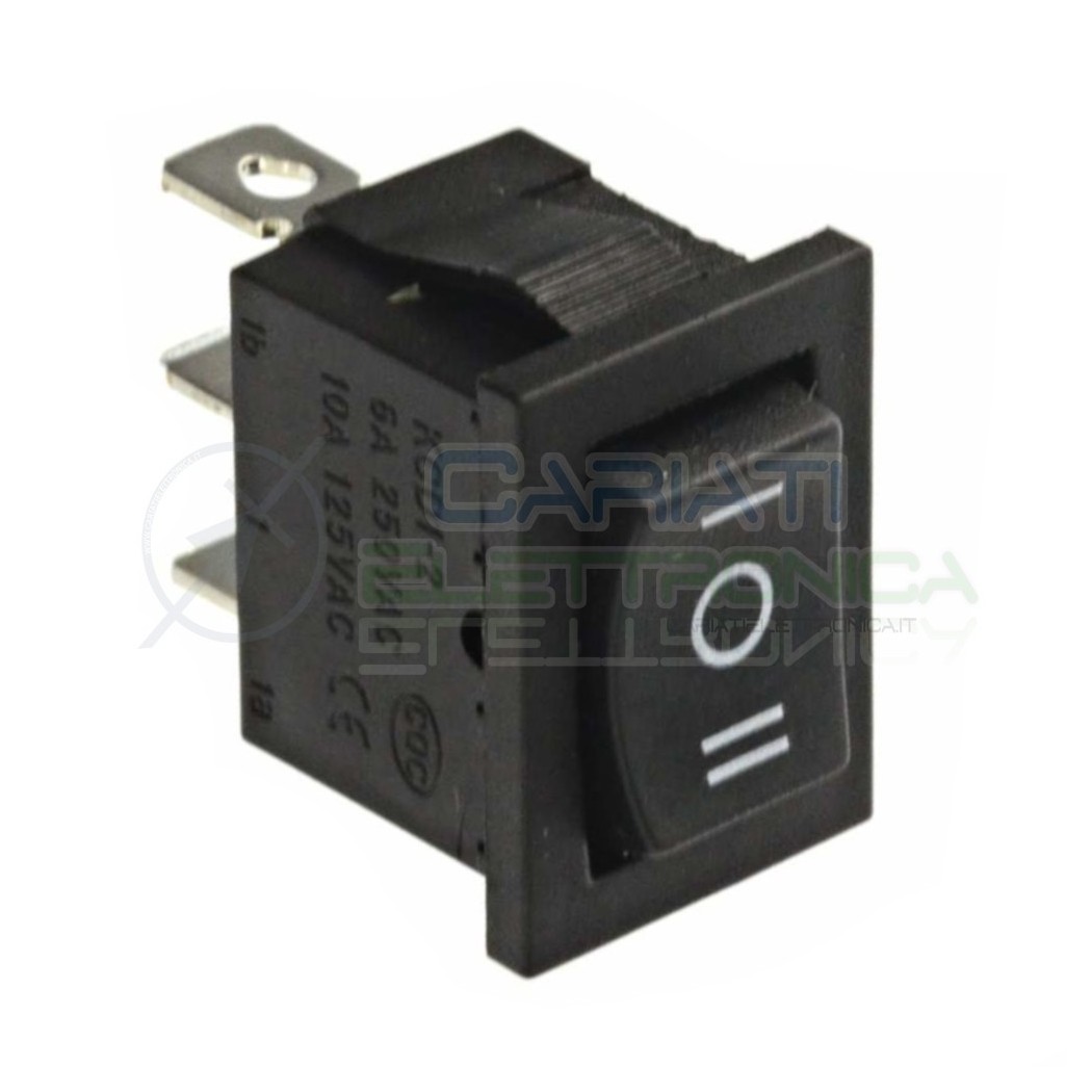 copy of Interruttore Deviatore a Bilanciere ON OFF ON 3 PIN 250V 6A 20mm SPDT
