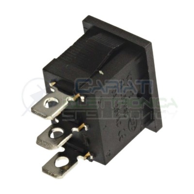 10 pezzi Interruttore Deviatore a Bilanciere ON OFF ON 3 PIN 250V 6A 20mm SPDT