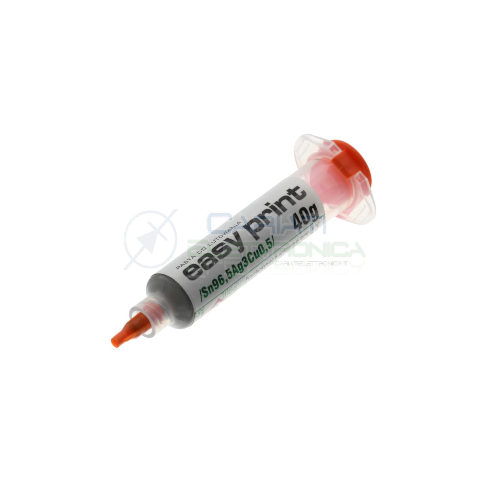 Stagno liquido Solder Paste 40gr Pb Free Sn96,5 Ag3 Cu 0,5 Smd Pasta Saldante AgThermopasty