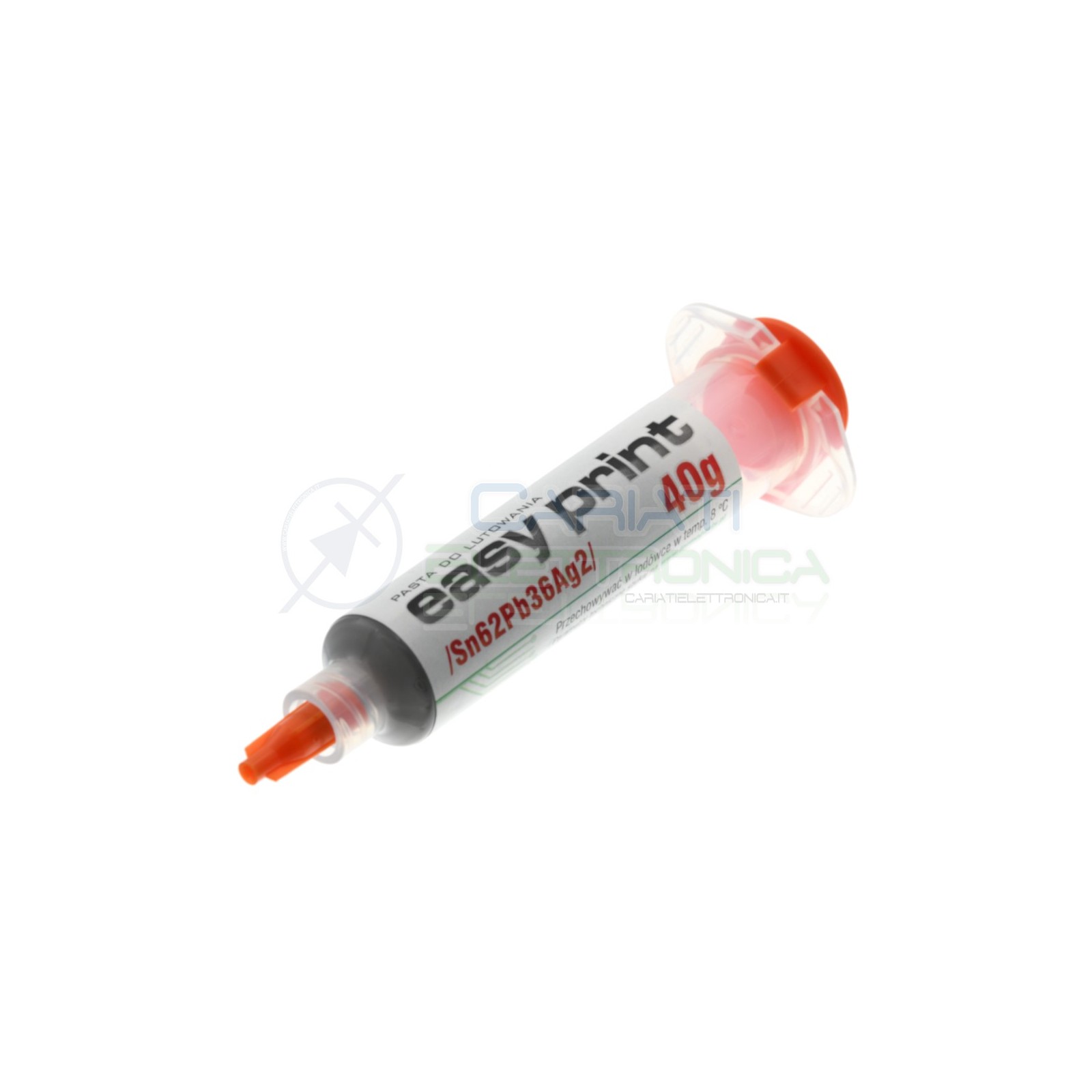 Stagno liquido Solder Paste 40gr Pb Free Sn62 Pb36 Ag2 Smd Pasta Saldante AgThermopasty