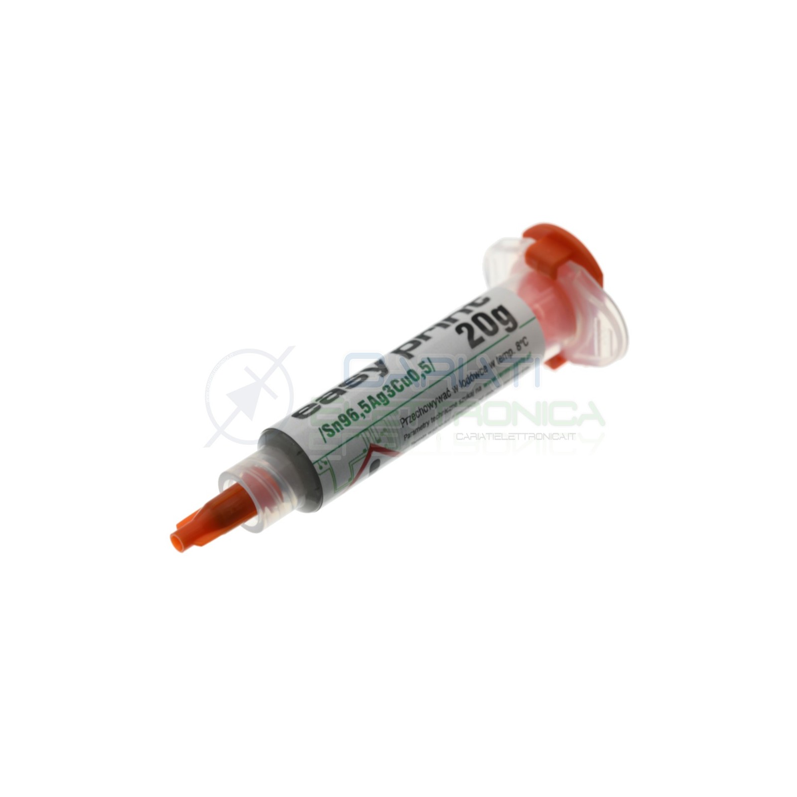 Stagno liquido Solder Paste 20gr Pb Free Sn96,5 Ag3 Cu 0,5 Smd Pasta Saldante AgThermopasty