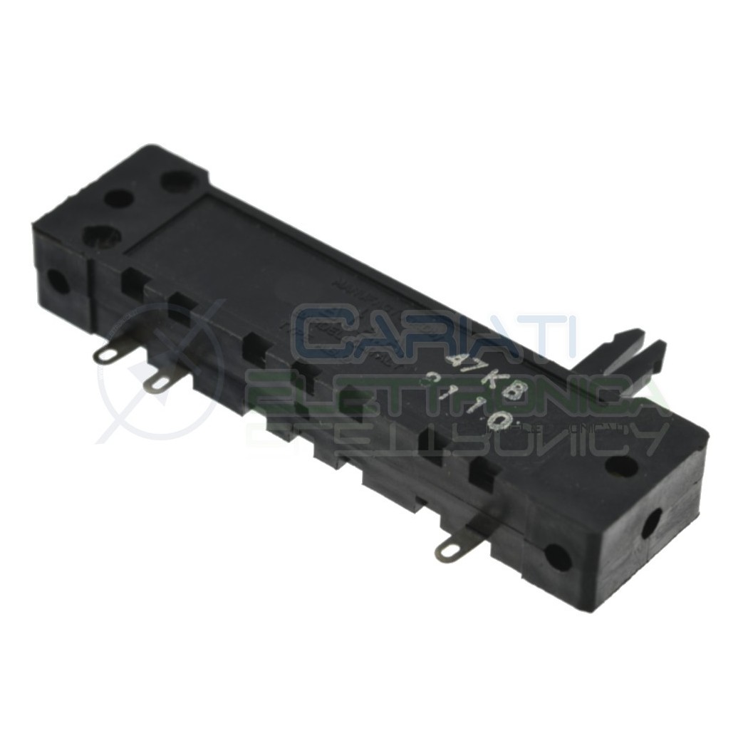 copy of Potenziometro slider stereo a slitta lineare 90mm 47kohm 47k Mixer Audio 6 PinCosocomi