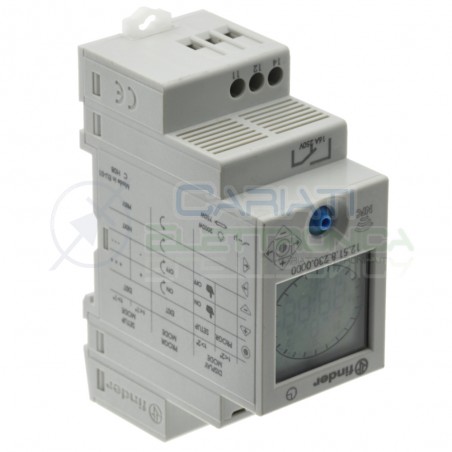 Finder Programmable time switch Spdt 250VAC 16A Nfc 12.51.8.230 12518230Finder