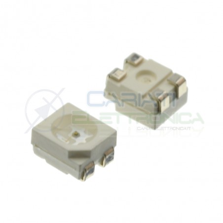 10 pezzi Led smd 3528 Blu Plcc4 alta Luminosità 3 pin - e 1 pin + Stanley electric