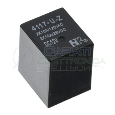 4x SRS-12VDC-SL PCB Relay – 12VDC Coil, 3A – General Purpose Printed Circuit Board Relay