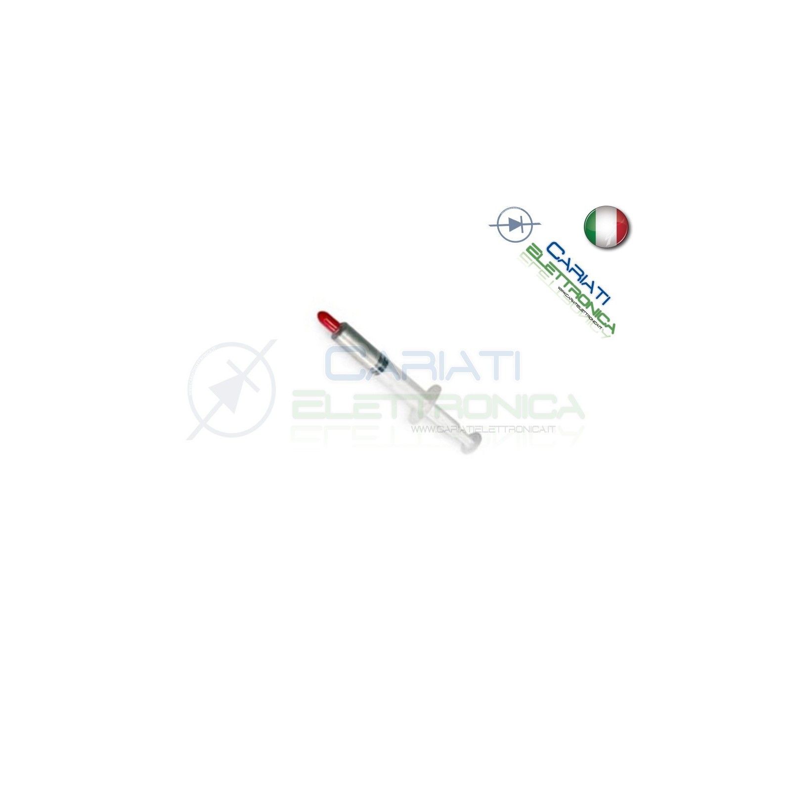 PASTA TERMICA CONDUTTIVA IN SIRINGA PER CPU LED POWER IC