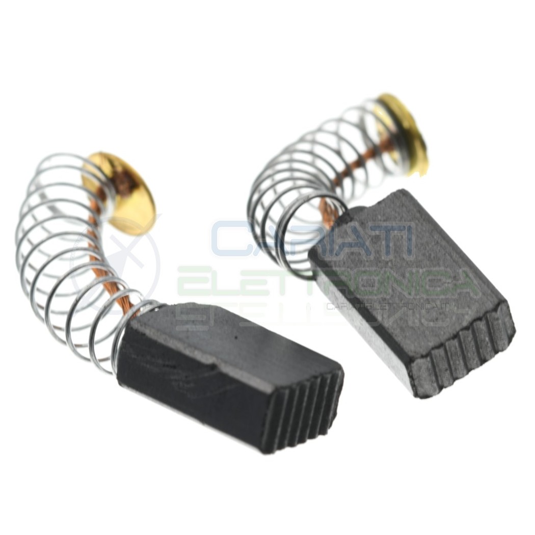 2 pezzi Spazzola per motore 5x8x13 mm in carbone modello universale per motori elettrici Generico