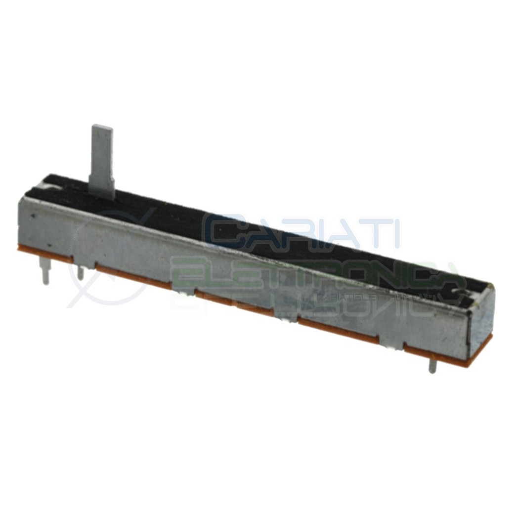 Potenziometro a slitta 100K mono lineare 88mm 100kohm B104 B100K slide Mixer Audio Cosocomi